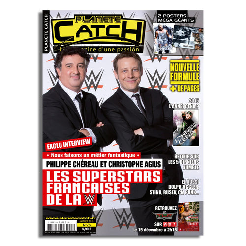 Couverture "collector" Planète Catch