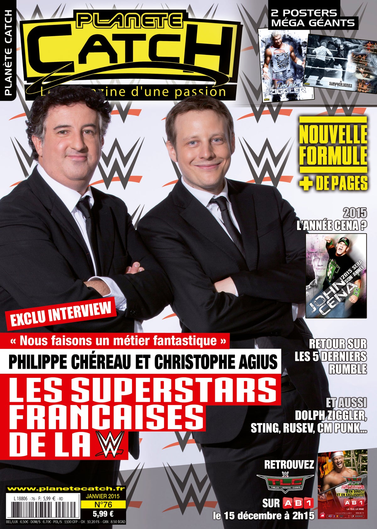 Couverture "collector" Planète Catch